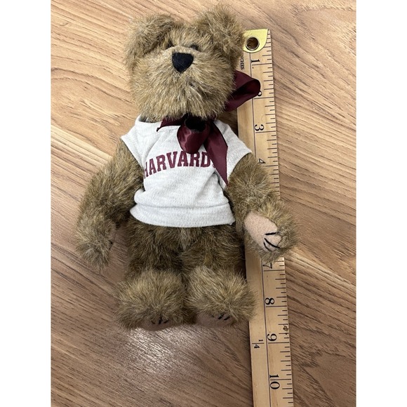 Vintage Harvard Collegiate Boyd's Teddy Bear 8" Plush White Sweater - Picture 5 of 6